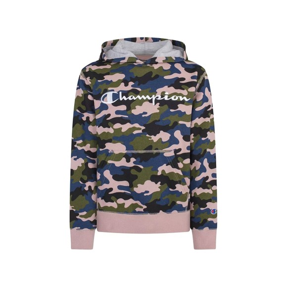 NWT CHAMPION Big Boys All Over Print Camo Signature Fleece Sweatshirt, Size: S-L - Picture 1 of 5